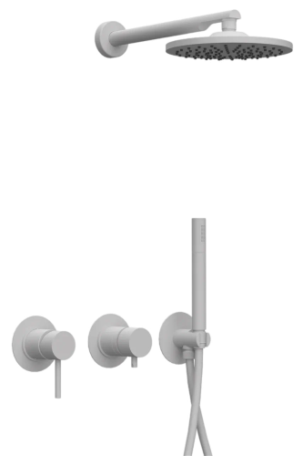 Душевая система Remer X Style X96S02OBO встраиваемая в стену цвет белый
