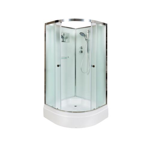 Душевая кабина AvaCan D279 90х90 четверть круга без крыши ориентация универсальная