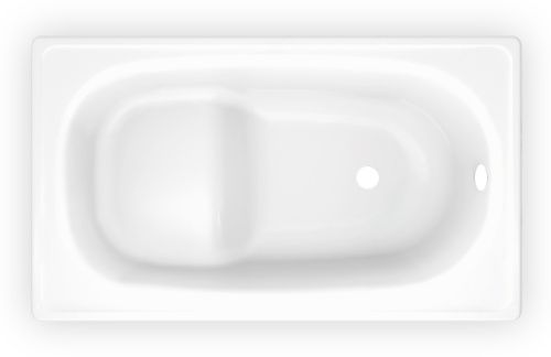 Ванна стальная BLB Europa mini B05E22001 105х70 пристенная прямоугольная без ножек