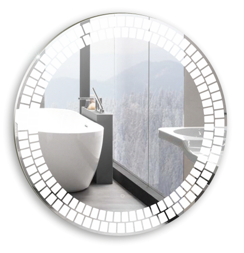 Зеркало с подсветкой Azario Армада LED-00002513 80х80 подвесное