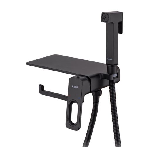 Гигиенический душ со смесителем Raglo R51 R51.55.06 черный