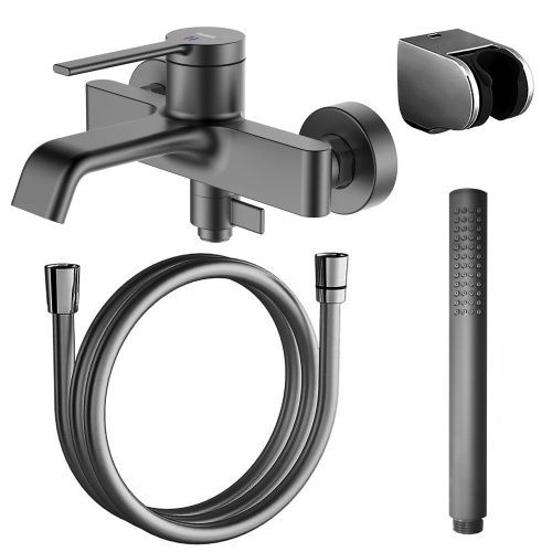 Смеситель Azario VINCENTE AZ-VRZ238326AJ настенный графит