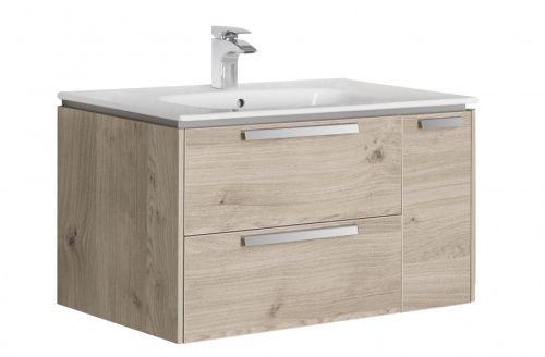 Тумба под раковину Roca Lago 7857296444 80х40 подвесная цвет коричневый