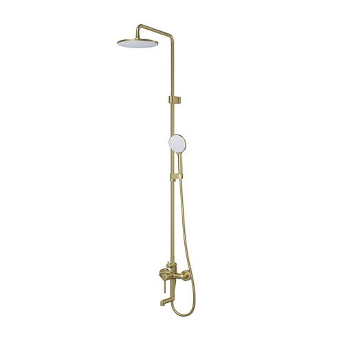 Душевая стойка Iddis Aiger AIGMG3Fi06 настенная цвет золото