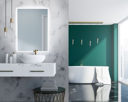 Зеркало с подсветкой Xpertials Amira 84354135-36716 80х80 подвесное