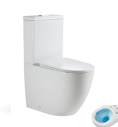 Унитаз напольный с бачком Gid Tornado Tn2188TF (62268Y) белый с сиденьем микролифт безободковый смыв торнадо