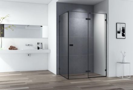 Душевой уголок Cezares BELLAGIO BELLAGIO-AH-1-120/90-C-NERO 120х90 стекло прозрачное профиль черный без поддона