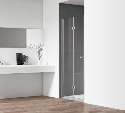 Душевая дверь Cezares ECO ECO-O-BS-12-80-C-Cr 80х195 стекло прозрачное профиль хром