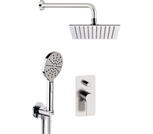 Душевая система Remer Energy EY09LS02UFS20 встраиваемая в стену цвет хром