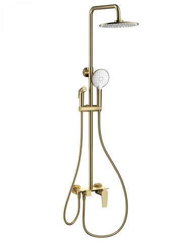 Душевая стойка Wonzon & Woghand WW-A30874-BG настенная цвет золото