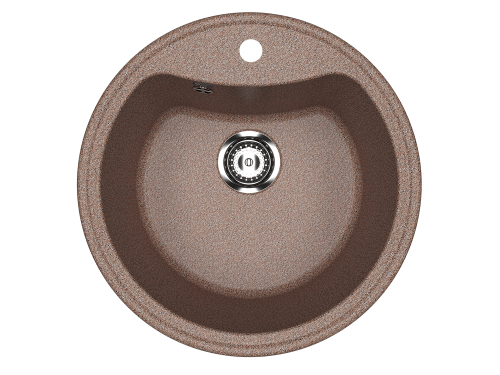 Кухонная мойка Ulgran Classic U-601-307 50х50 цвет коричневый