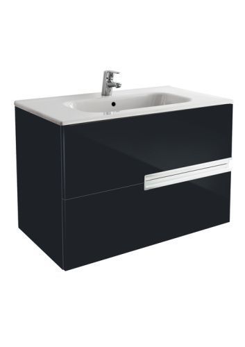 Тумба под раковину Roca VICTORIA NORD Z.RU90.0.009.7 80х50 подвесная цвет черный