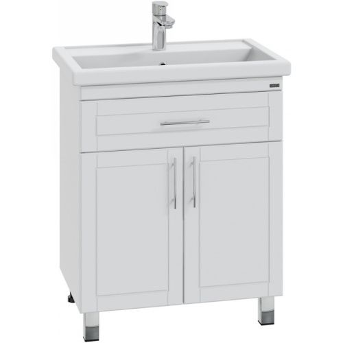 Тумба под раковину СанТа Дублин 223004 70х40 напольная цвет белый