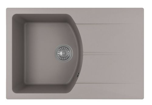 Кухонная мойка Florentina Паола 760 20.475.B0760.305 75х50 цвет серый поверхность матовая