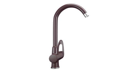 Смеситель для кухни Ulgran Classic U-006-345 на мойку коричневый