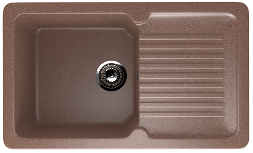 Кухонная мойка Ulgran Classic U-506-307 75х50 цвет коричневый