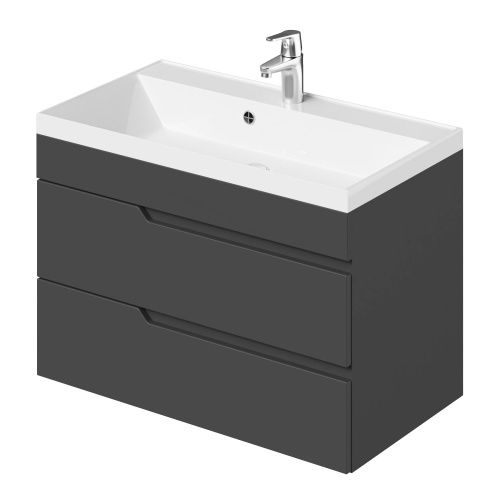 Тумба с раковиной Итана Sky CS00091694 подвесная цвет серый