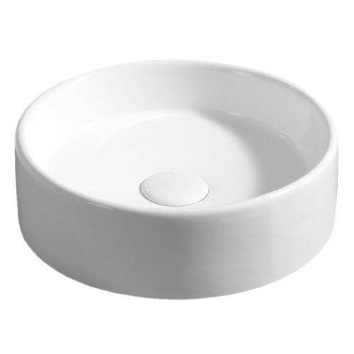 Раковина из сантехнического фаянса Azario AZ-4361 40х40 накладная цвет белый