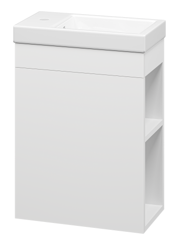 Тумба под раковину Misty Мини П-Мин01040-011 40х20 подвесная цвет белый