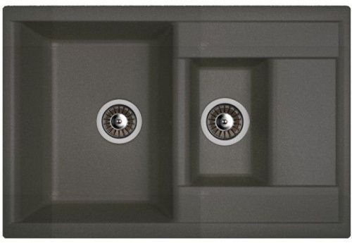 Кухонная мойка Dr.Gans Астра 760К 25.065.D0760.411 75х50 цвет серый поверхность матовая