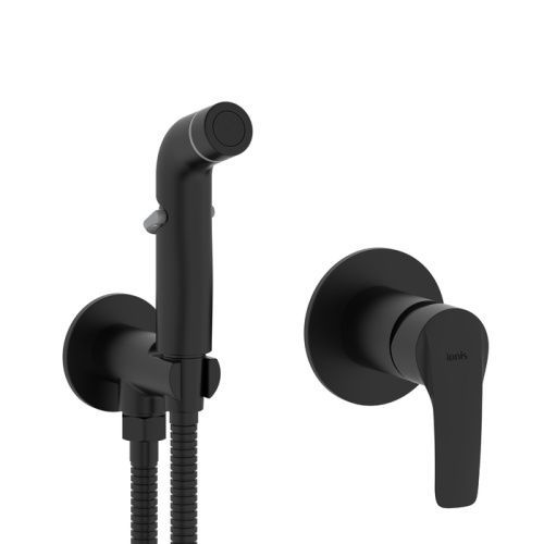 Гигиенический душ со смесителем Iddis Ray RAYBLR2i08 черный