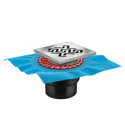 Душевой трап Berges ZENTRUM Antik 091465 20х20 хром