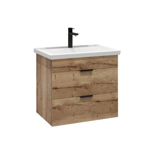 Тумба под раковину Grossman Форта 106005 60х40 подвесная цвет коричневый