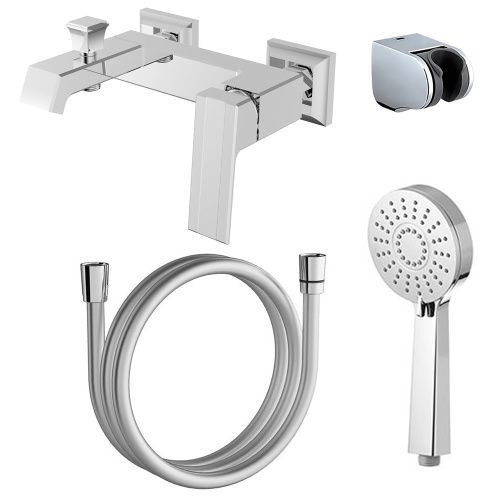 Смеситель Azario EXQUISITE AZ-VSN238340C настенный хром