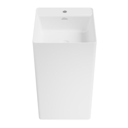 Раковина акриловая Wellsee Pure BY Wellsee 230715000 50х50 напольная цвет белый 1 отверстие под смеситель