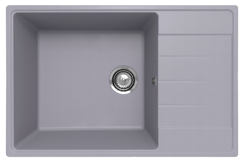 Кухонная мойка Ulgran Quartz Prima 760-05 75х50 цвет серый