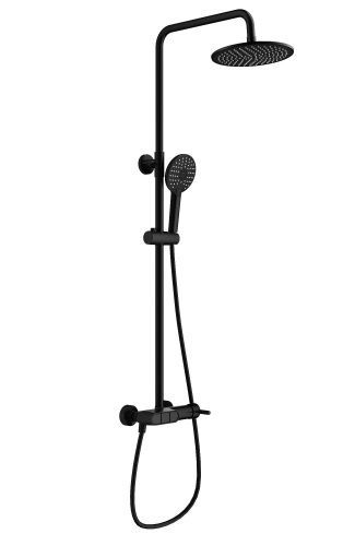 Душевая стойка Wonzon & Woghand Muse WW-A30653-MB настенная цвет черный