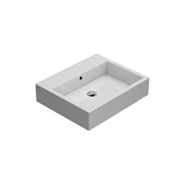 Раковина керамическая Globo Classic SCQ61.BI*0 60 см накладная цвет белый без отверстий под смеситель