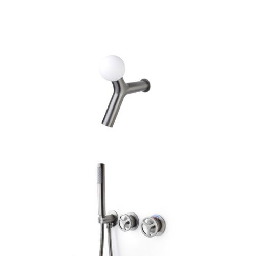 Душевая система Bronze de Luxe 5011GG-L встраиваемая в стену цвет серый