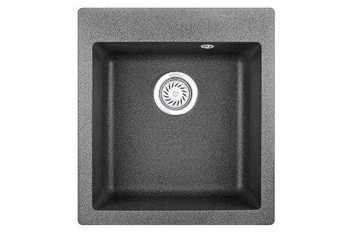 Кухонная мойка Granula 4201, ГРАФИТ 40х50 цвет черный поверхность матовая