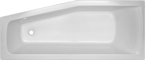 Ванна акриловая C-Bath CBA00402L 170х70 пристенная асимметричная