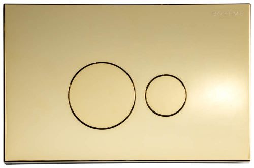 Клавиша смыва механическая Boheme 668-G цвет золото