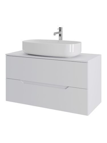 Тумба с раковиной Orange Line Li-100TuwMDF+B07-675W 100х50