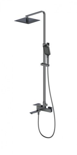 Душевая стойка Wonzon & Woghand Edge WW-88739003-BGM настенная цвет серый