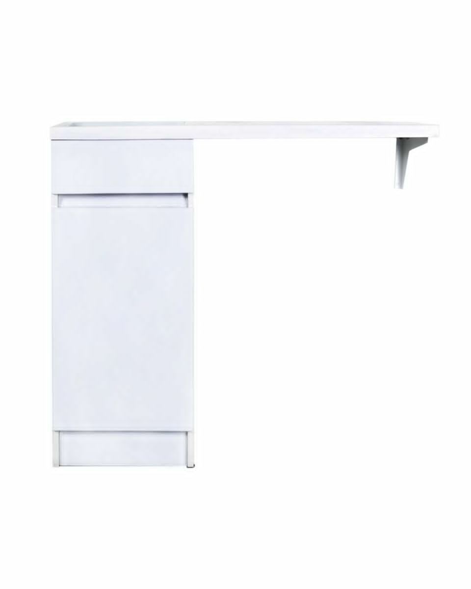 Тумба с раковиной Orange Sistema STK-40TUW+RAL 100х50 напольная цвет белый