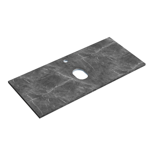 Столешница Sancos TT100A1X 100х50 накладная цвет черный