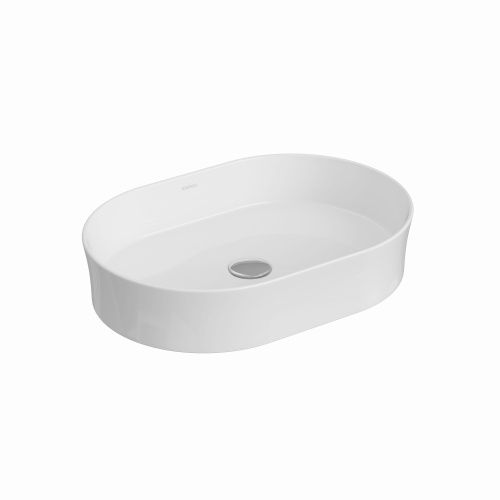 Раковина из сантехнического фарфора Berges Ego SL 181012 50х40 накладная цвет белый
