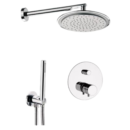 Душевая система Remer Elegance NT09S02 встраиваемая в стену цвет хром с термостатом