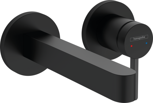 Смеситель для раковины Hansgrohe 76051670 встраиваемый в стену черный