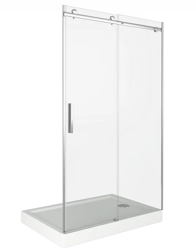 Душевая перегородка Good Door Galaxy ГЛ00010 140х195 стекло прозрачное профиль хром