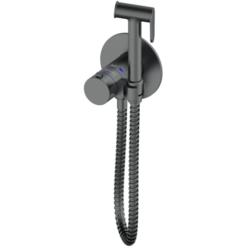Гигиенический душ со смесителем Wonzon & Woghand WW-88829909-BGM серый с термостатом