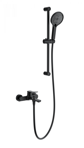 Душевой гарнитур Wonzon & Woghand  WW-C2036-MB настенный черный