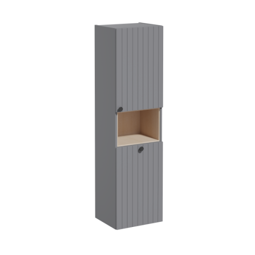 Шкаф-пенал Vitra Root Groove 69102 40х160 подвесной цвет серый