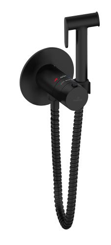 Гигиенический душ со смесителем AltroBagno BM AltroBagnoOggetto060402MB черный