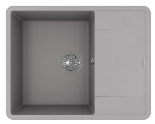 Кухонная мойка Florentina Пьемонт 650 17.030.C0650.307 65х50 цвет серый поверхность матовая