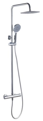 Душевая стойка Sancos Kanedo SC7200CH настенная цвет хром с термостатом